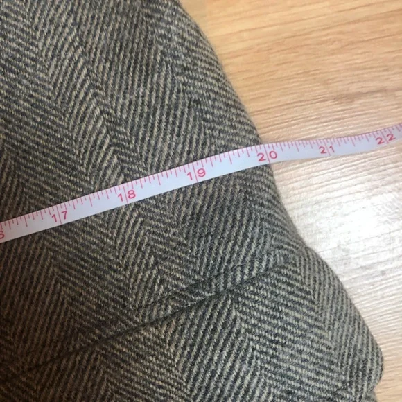 CHAPS Ralph Lauren suit coat blazer woven in Scotland Camel Hair jacket Sz Large - Picture 16 of 16